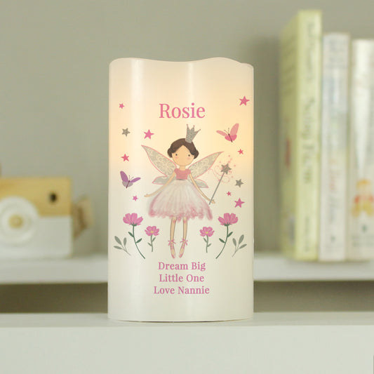 Updated Design: Personalised Fairy Princess Nightlight LED Candle