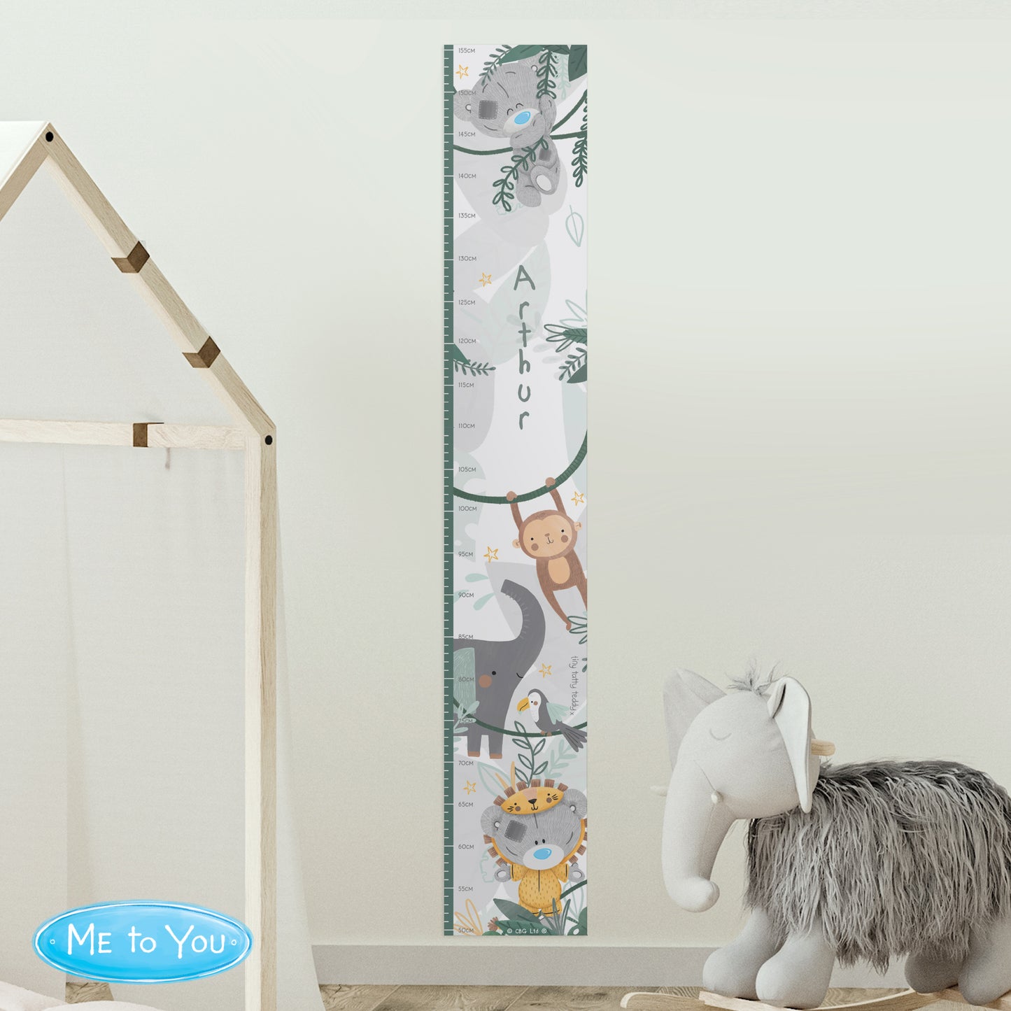 Personalised Tiny Tatty Teddy (Me to You) Wild One Height Chart