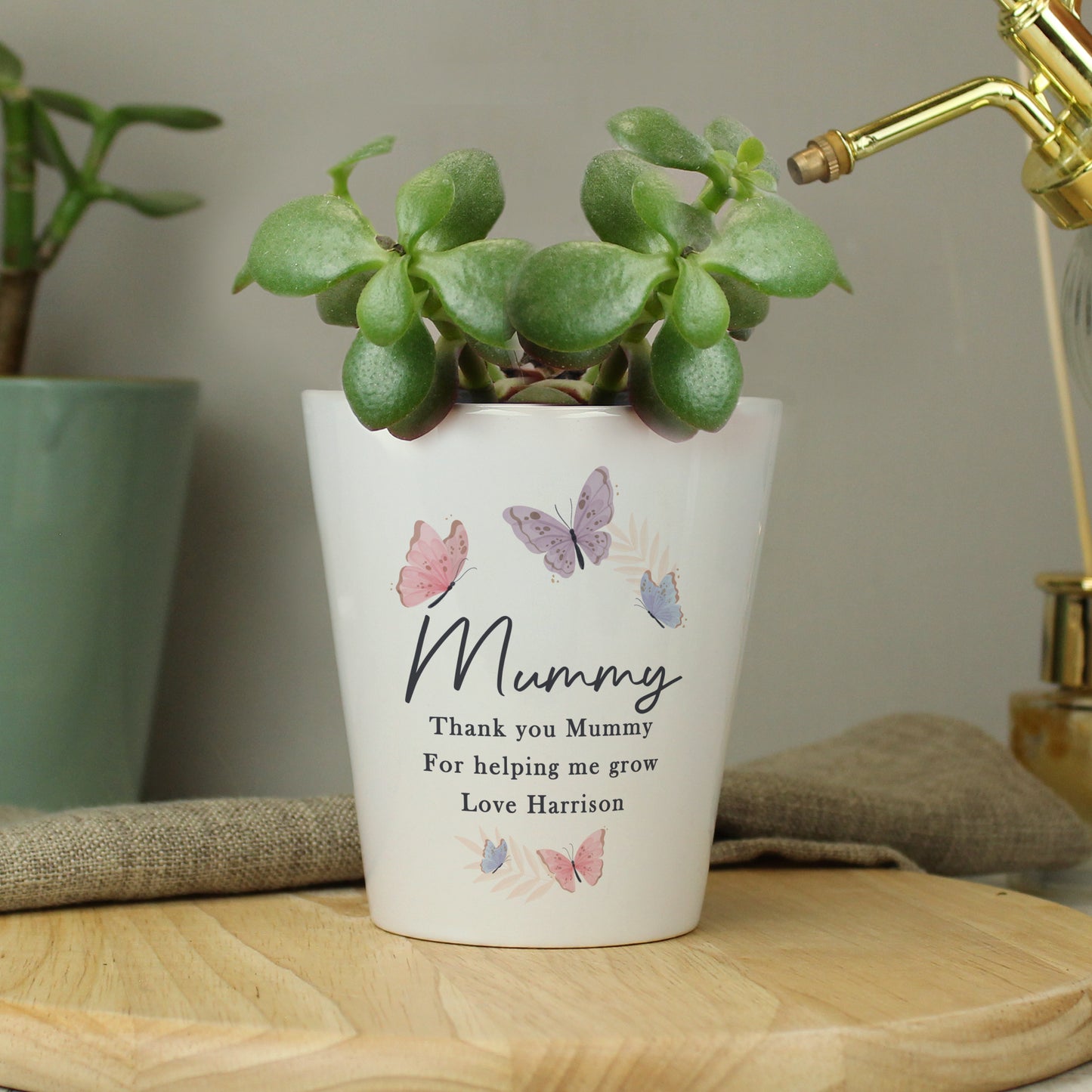 Personalised Butterfly Plant Pot - Any Occasion