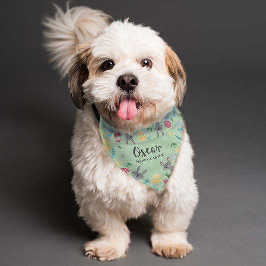 Personalised Dog Bandana - Easter