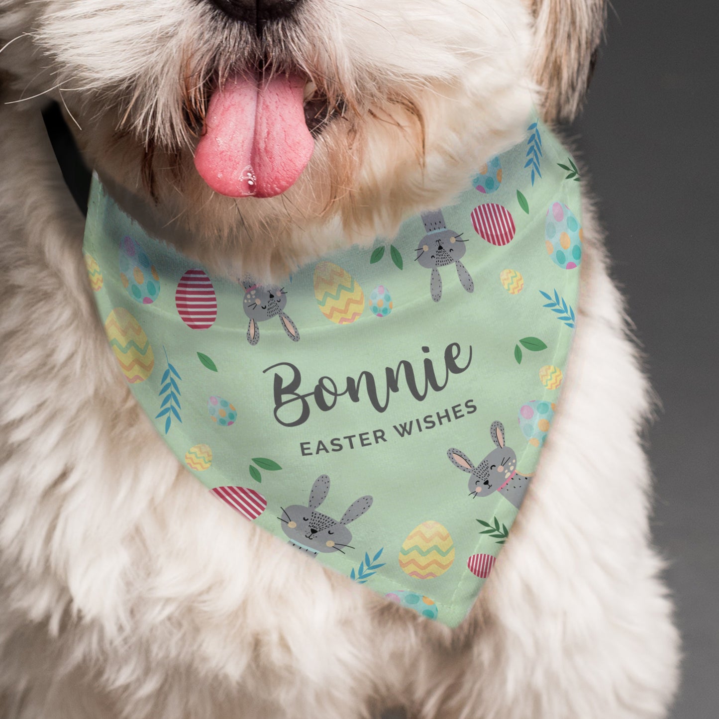 Personalised Dog Bandana - Easter