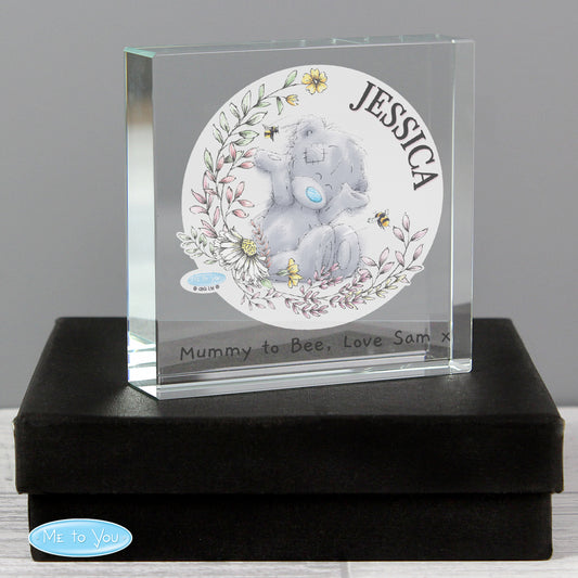Personalised 'Me To You' Bees Crystal Token