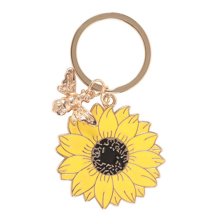 'You Are My Sunshine' Sunflower Keyring