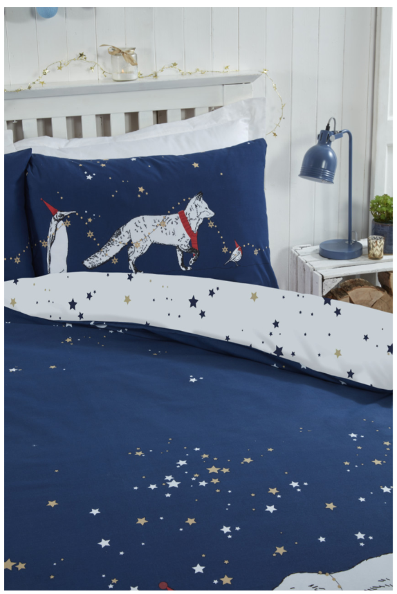 Polar Bear & Friends Christmas/Winter Duvet Cover Set - Single, Double & King Available