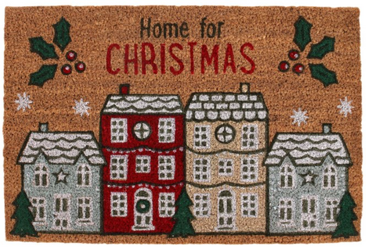 'Home For Christmas' Doormat