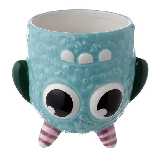 Upside Down Ceramic Mug - Blue Monstarz Monster