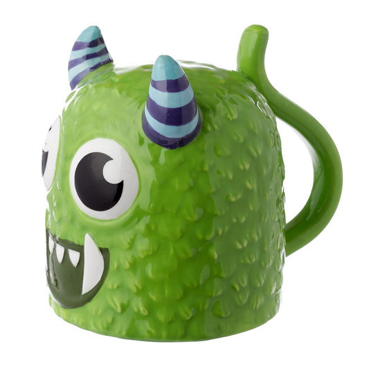 Upside Down Ceramic Mug - Green Monstarz Monster