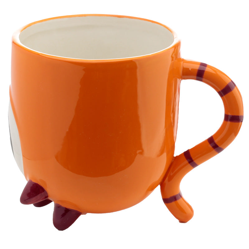 Upside Down Ceramic Mug - Orange Monstarz Monster