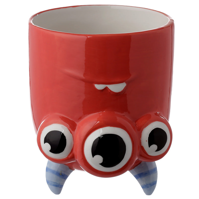 Upside Down Ceramic Mug - Red Monstarz Monster