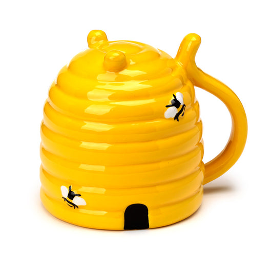 Beehive Upside Down Ceramic Mug