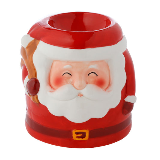 Santa Shaped Christmas Ceramic Oil/Wax Melt Burner