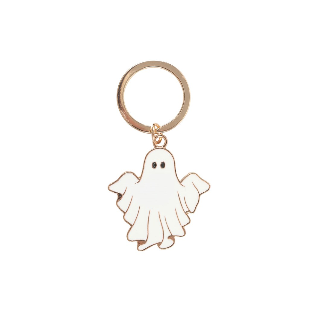 Spooky Season - Groovy Ghost Keyring