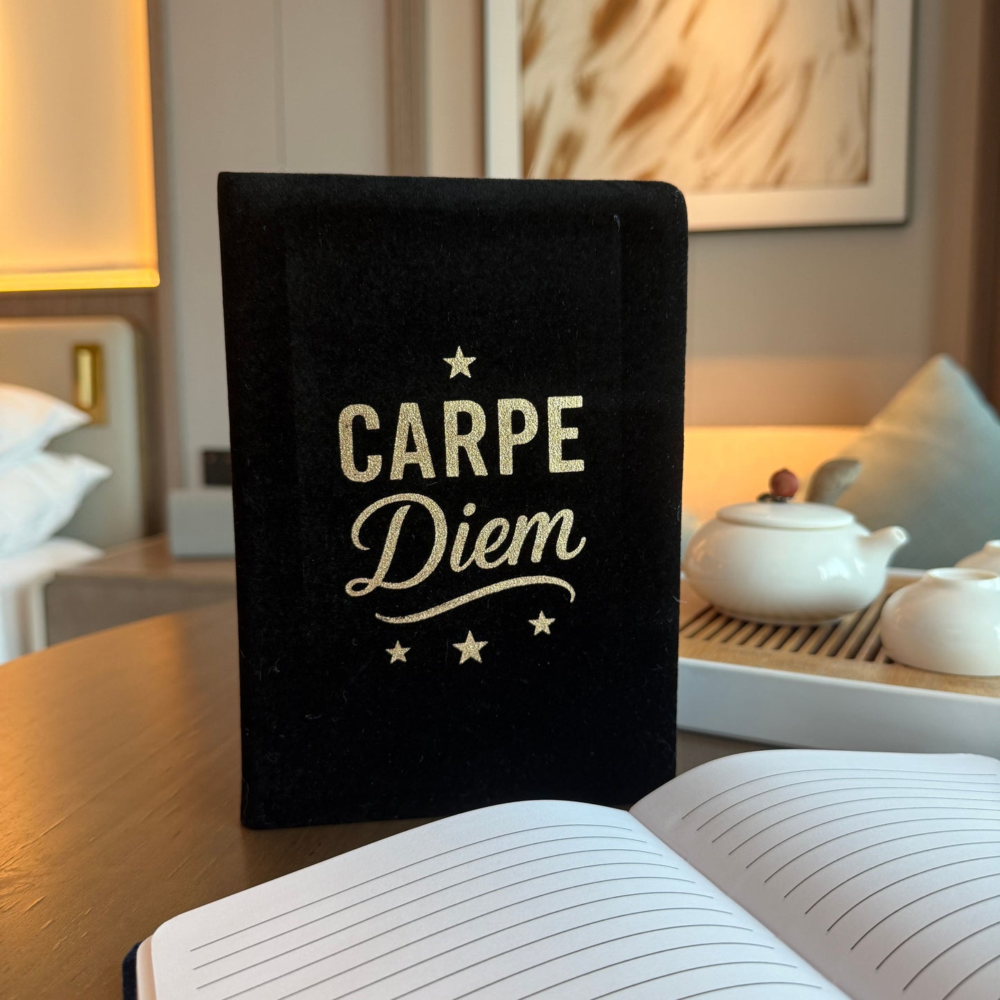 Black Velvet Notebook - Carpe Diem - 80 pages