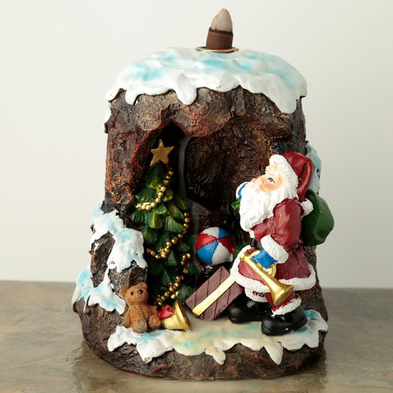 Santa's Christmas Grotto Backflow Incense Burner