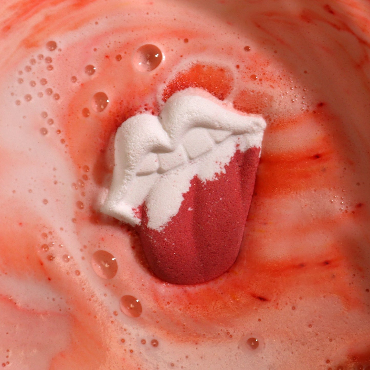 Lips Bathbomb 60g - Raspberry and Pomegranate