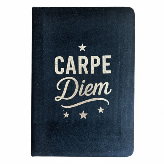 Black Velvet Notebook - Carpe Diem - 80 pages