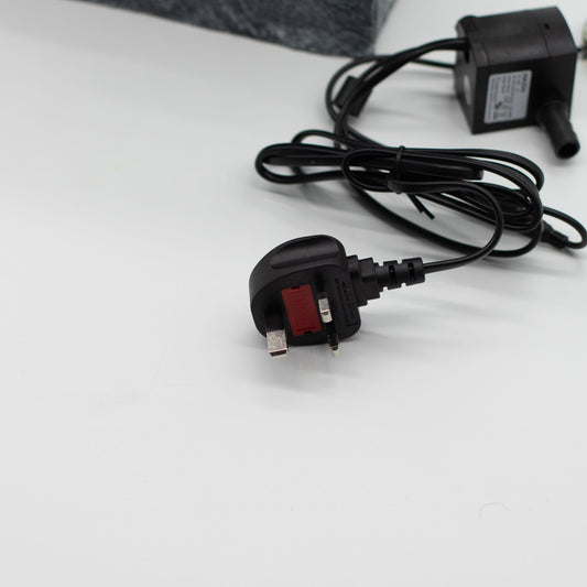 Grand Water Feature - Colour Changing Crystal Ball in Rock (48cm)