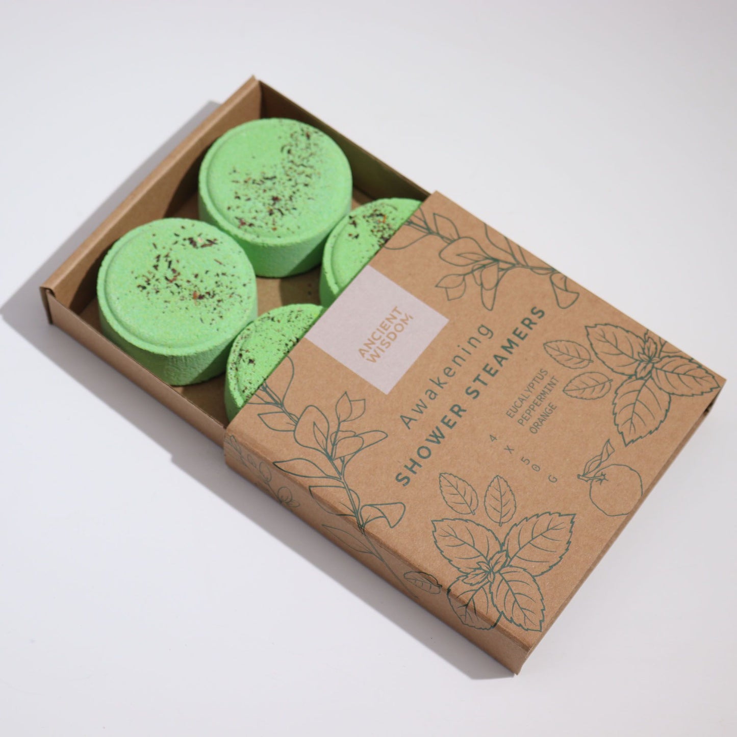 4 x Zen Shower Steamers - Awakening (Orange, Eucalyptus, Peppermint)