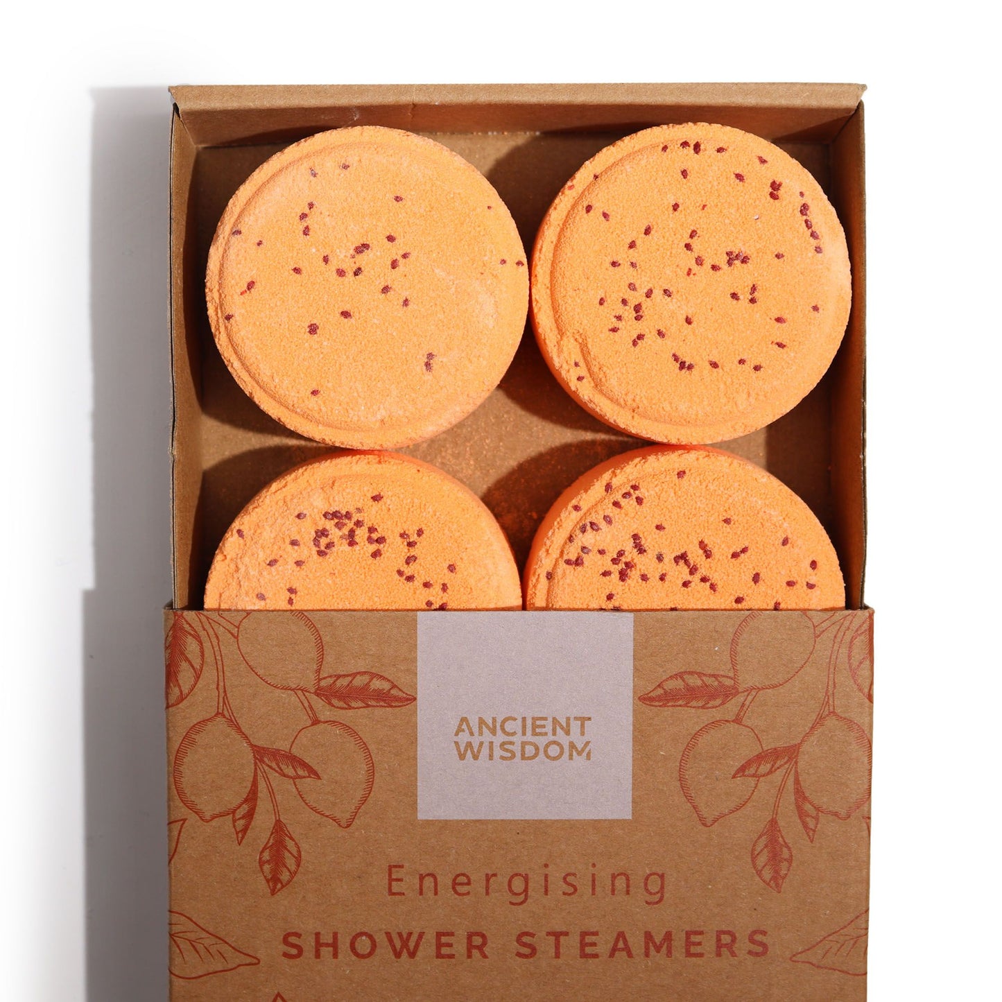 4 x Zen Shower Steamers - Energising (Peppermint, Frankincense, Lemon)