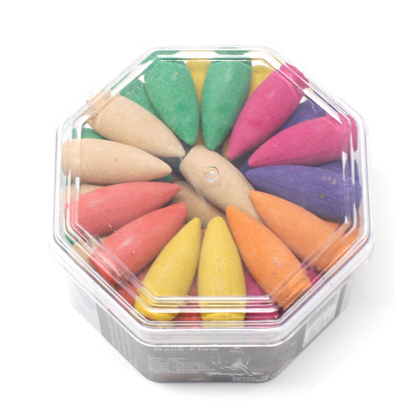 Long Backflow Incense Cones - Assorted Fragrances