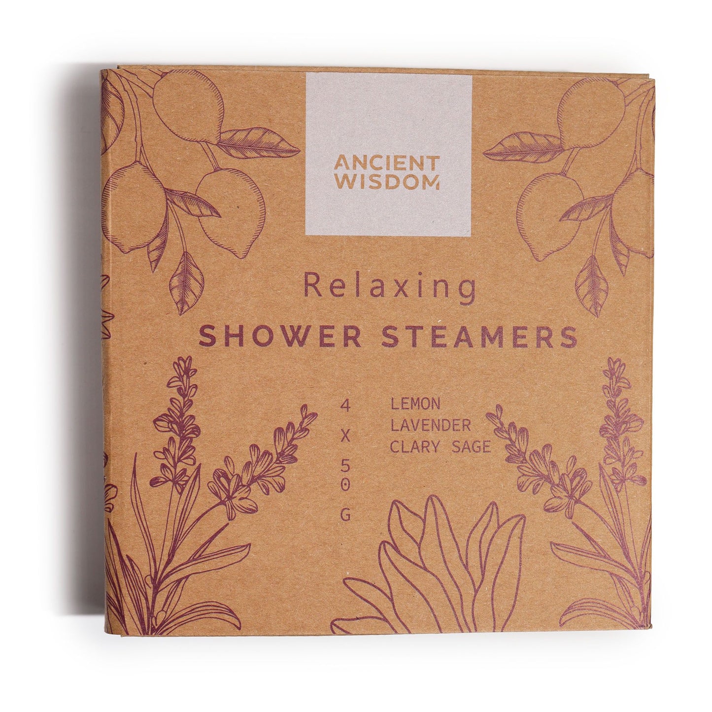 4 x Zen Shower Steamers - Relaxing (Clary Sage, Lemon and Lavender)