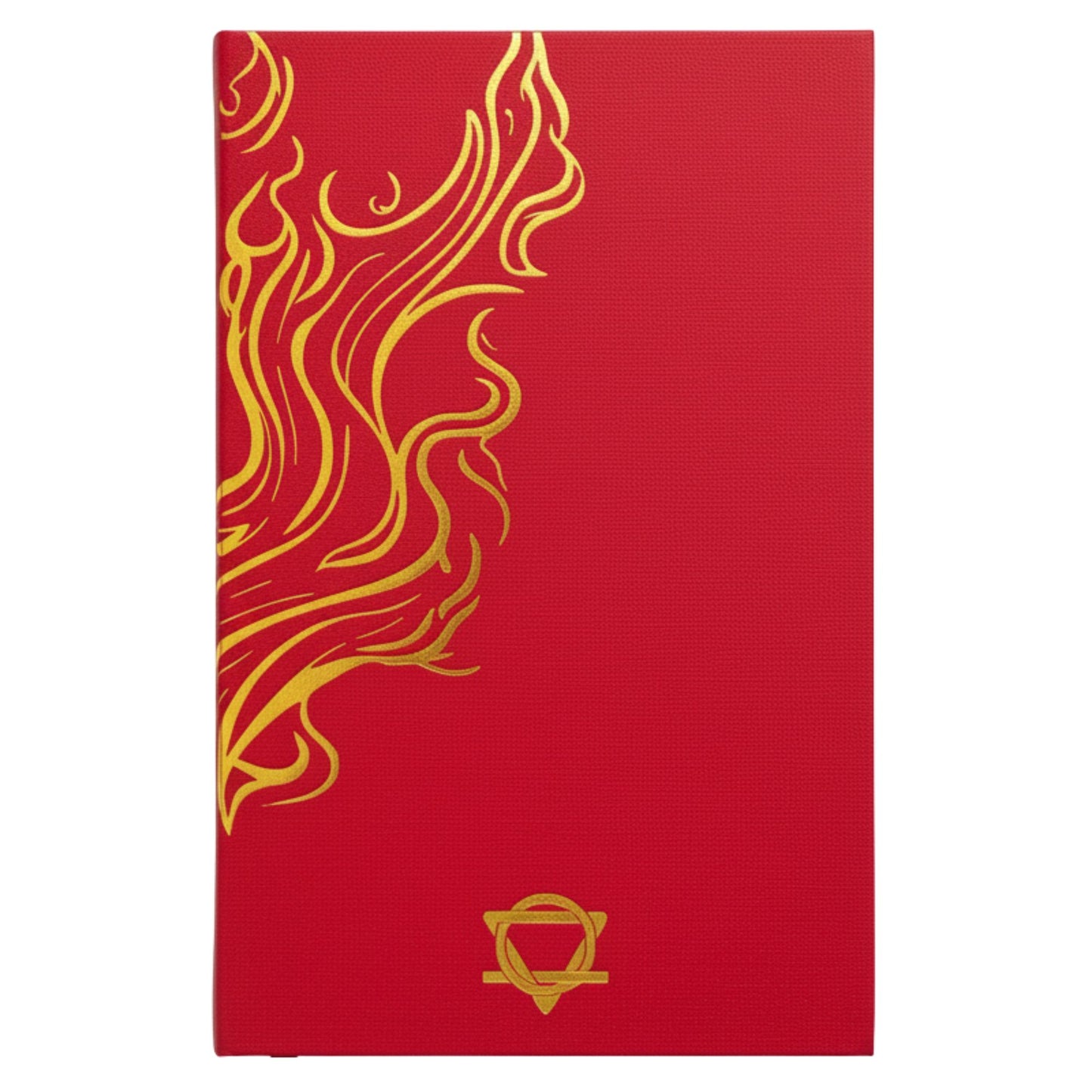 Red Wellness Journal - Golden Mandala and Lotus - 120 pages