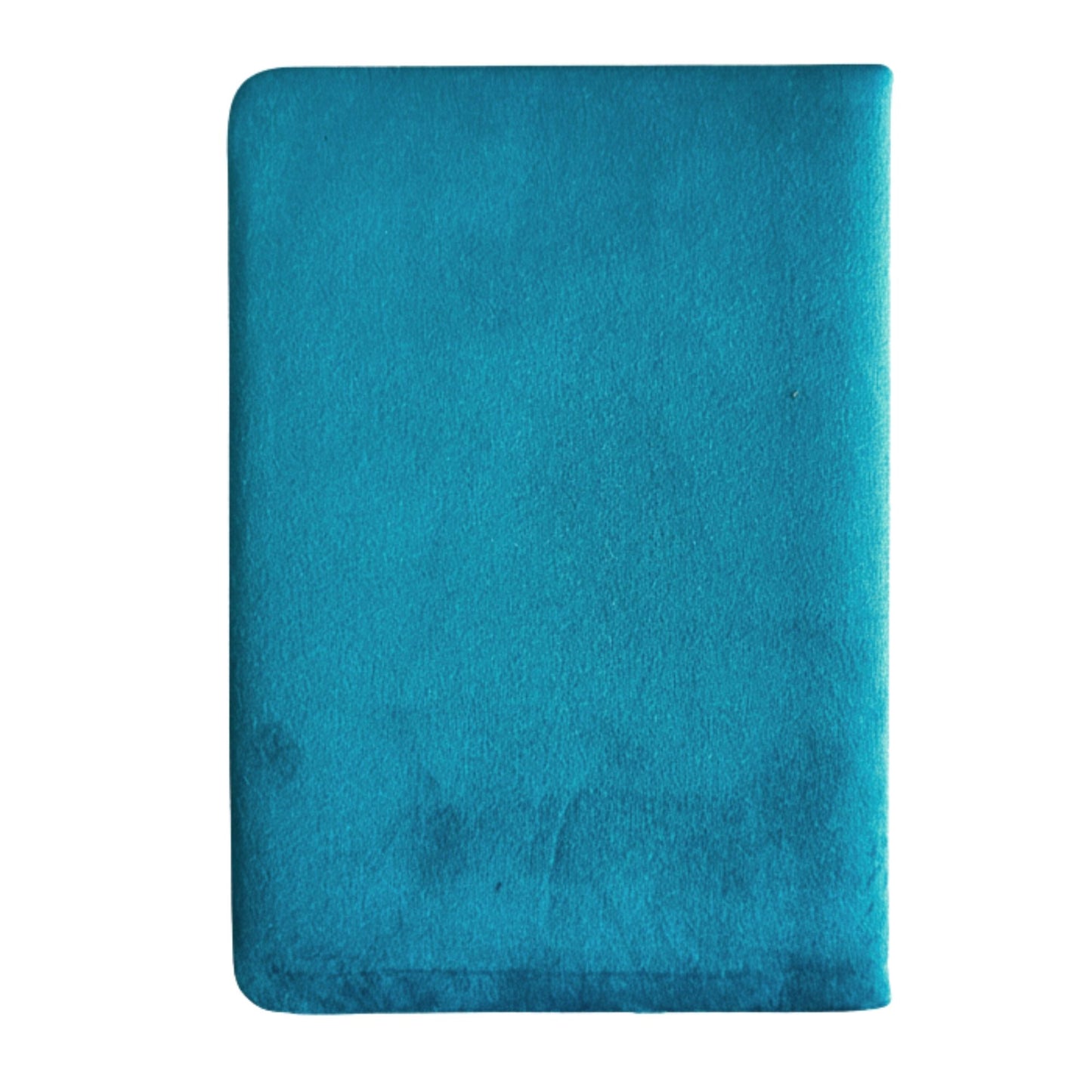 Light Blue Velvet Notebook - 'Embrace The Journey' - 80 pages