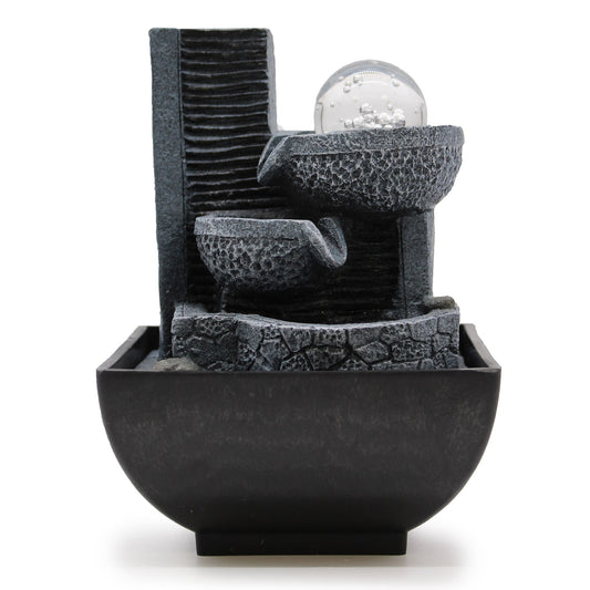 Tabletop Water Feature - Relaxing Pouring Pots (18cm)
