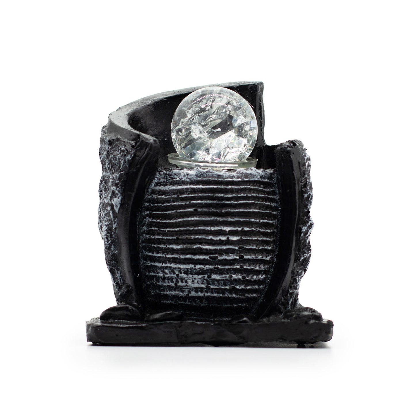 Tabletop Water Feature - Water Pot & Crystal Ball (20cm)