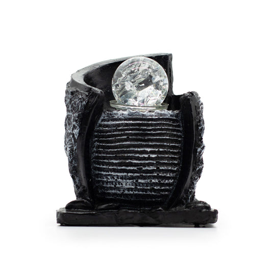 Tabletop Water Feature - Water Pot & Crystal Ball (20cm)