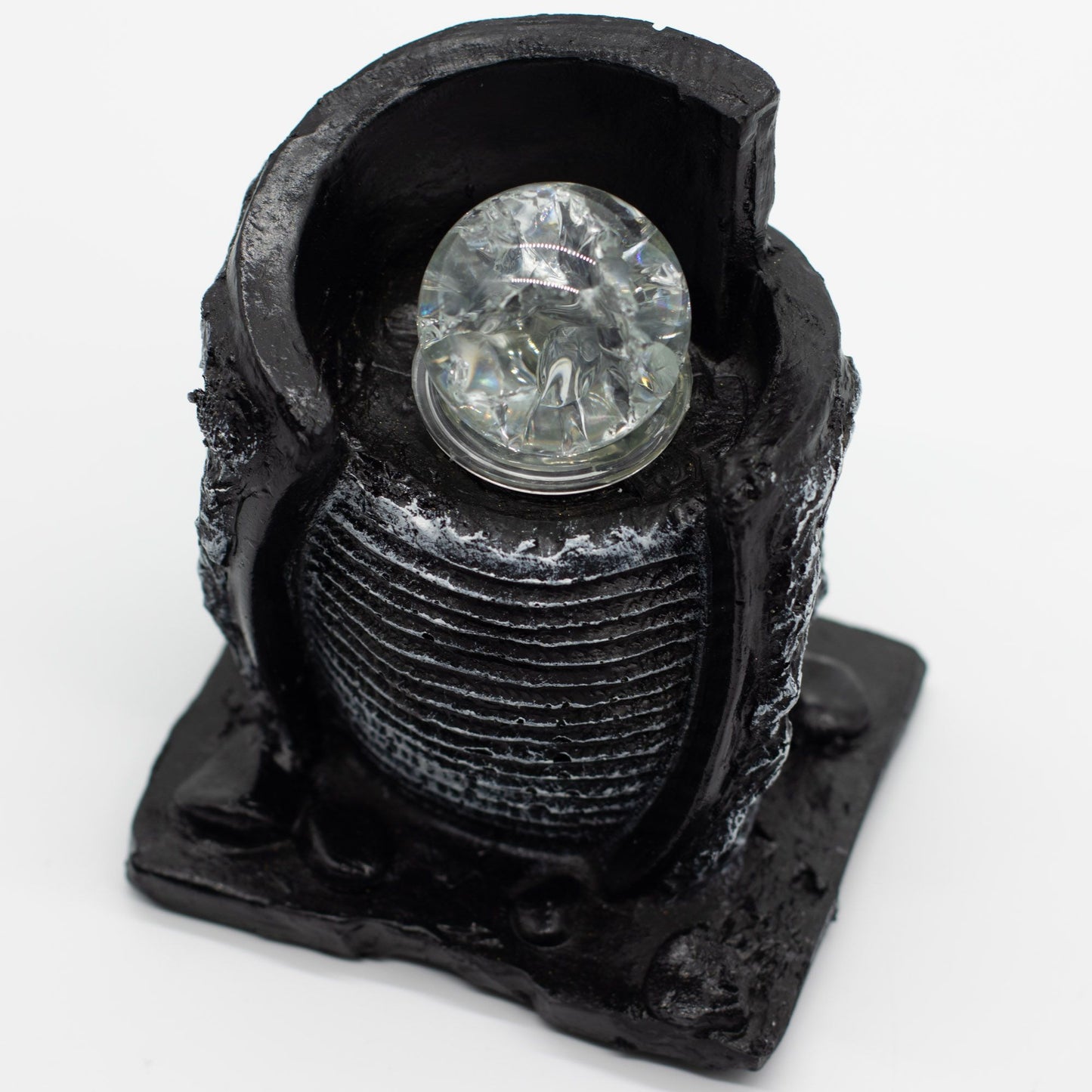 Tabletop Water Feature - Water Pot & Crystal Ball (20cm)