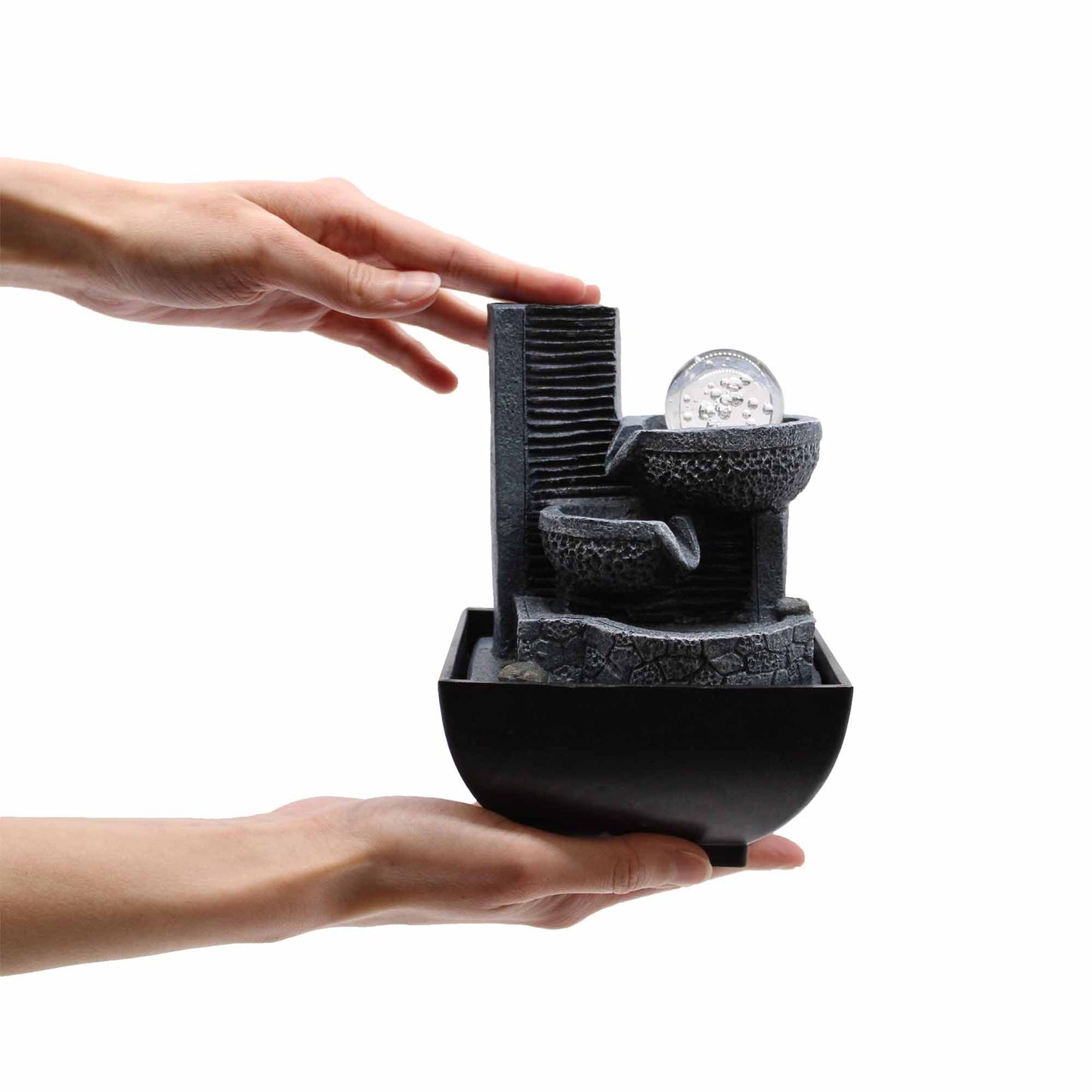 Tabletop Water Feature - Relaxing Pouring Pots (18cm)