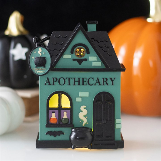 Apothecary Shop Halloween Themed LED Light Up Decoration