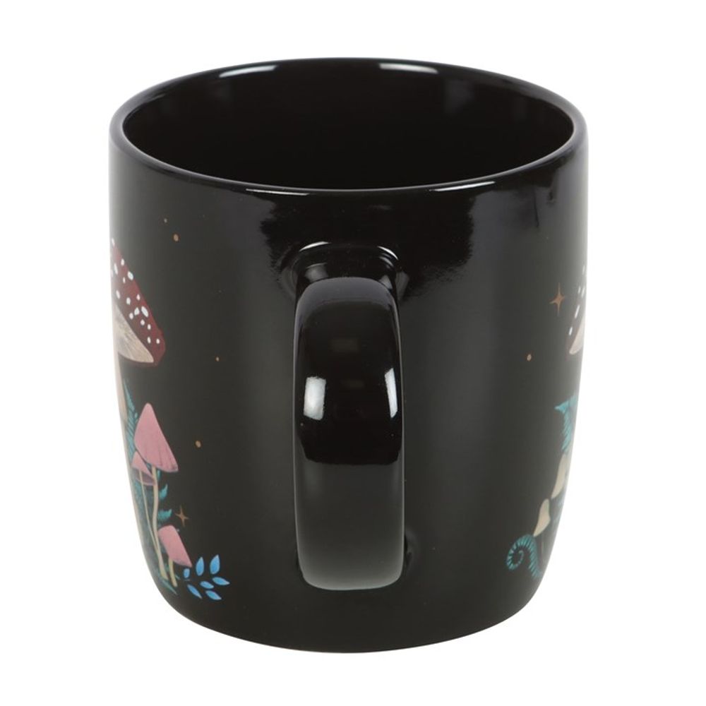 Dark Forest Mushroom Ceramic Mug