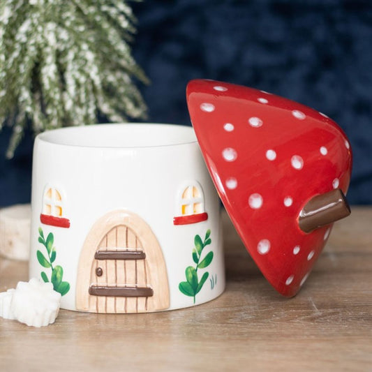 Mushroom House Oil Burner/Wax Melt Warmer - Due Back mid-May 2025
