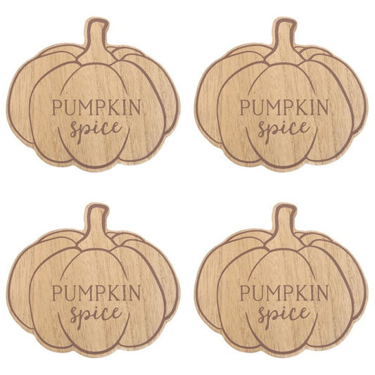 Pumpkin Spice Coaster Set (Set of 4)