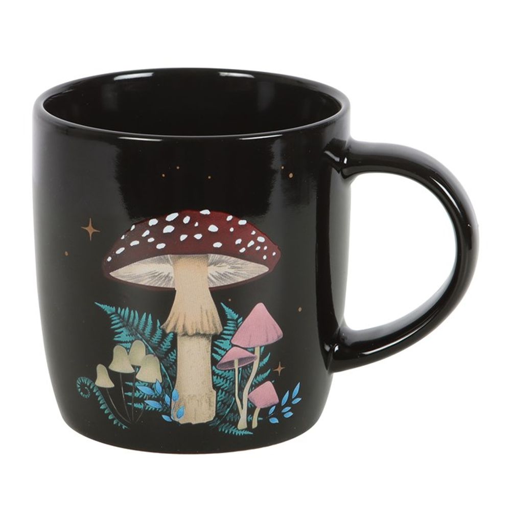 Dark Forest Mushroom Ceramic Mug