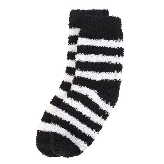 Striped Socks in Coffin Shaped Gift Box
