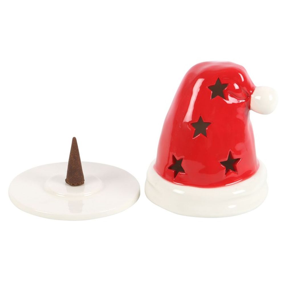 Santa Hat Christmas Incense Cone Burner/Tealight Holder