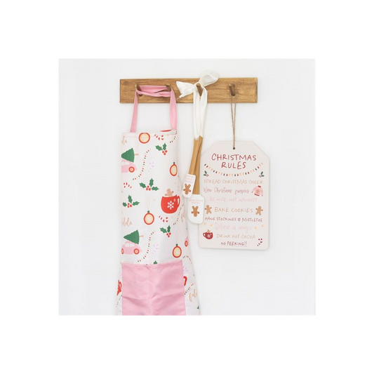 Sugarplum Fun Christmas Rules Wooden Hanging Sign