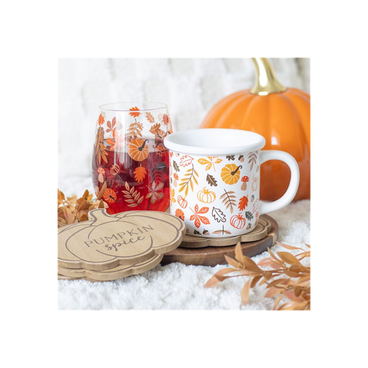 Pumpkin Spice Coaster Set (Set of 4)