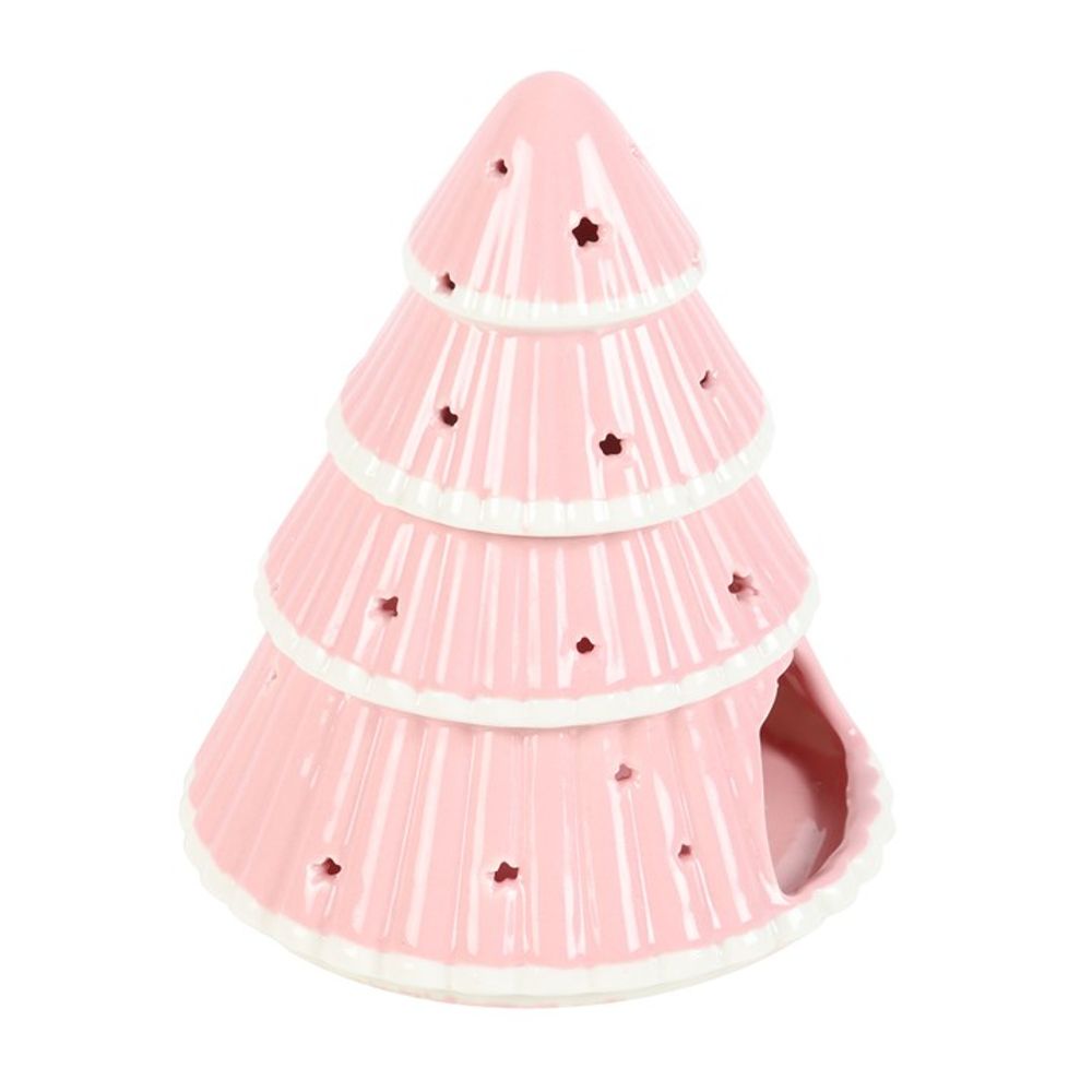 Pink Christmas Tree Oil/Wax Melt Burner - Due Back end June 2025
