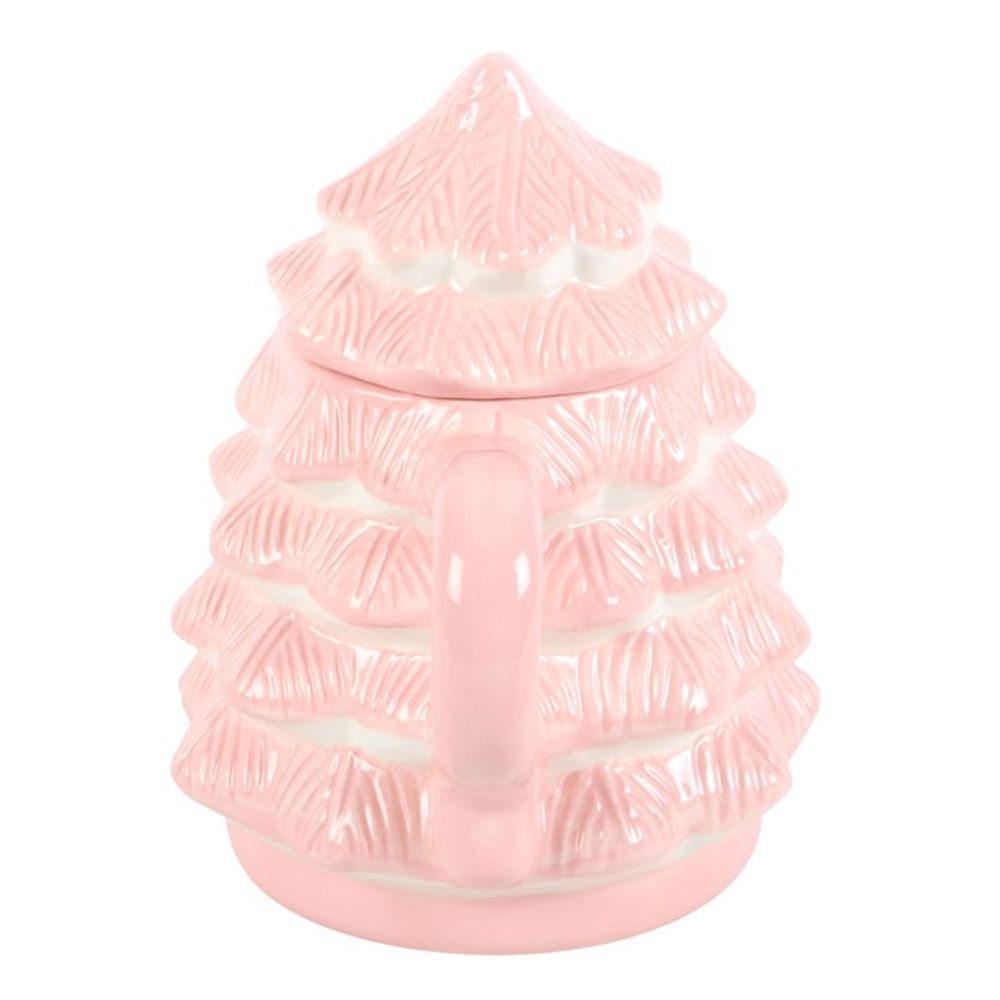 Pink (Sugar Plum) Christmas Tree Shaped Mug