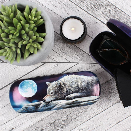 'Quiet Reflection' Wolf Glasses Case by Lisa Parker - Due Back End February 2026