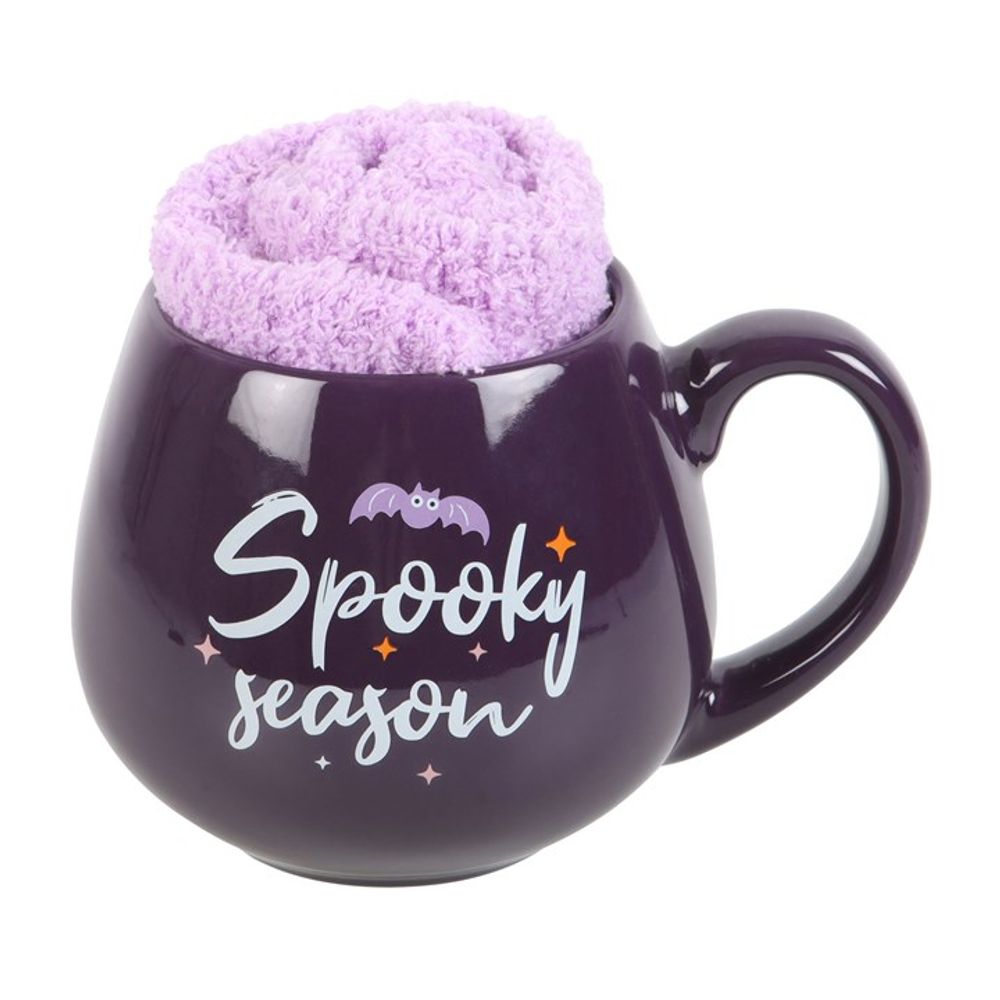 Spooky Season Halloween Mug and Socks Gift Set