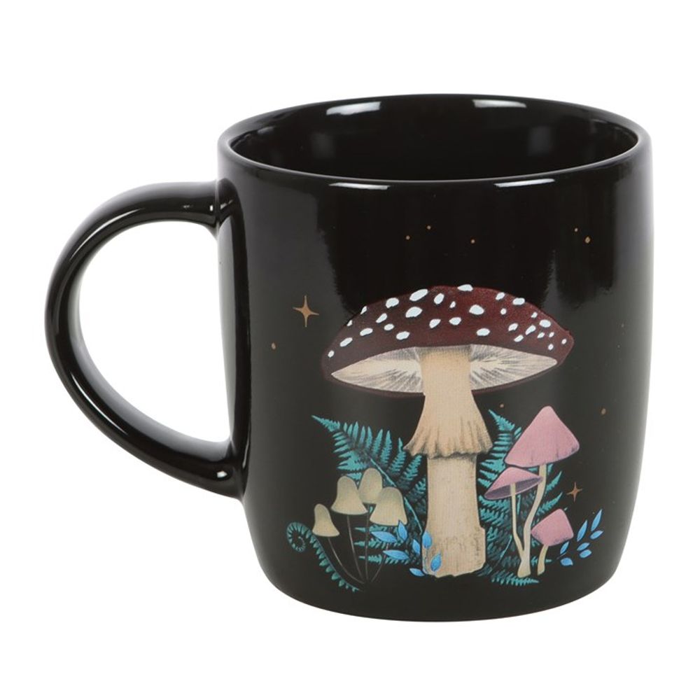Dark Forest Mushroom Ceramic Mug