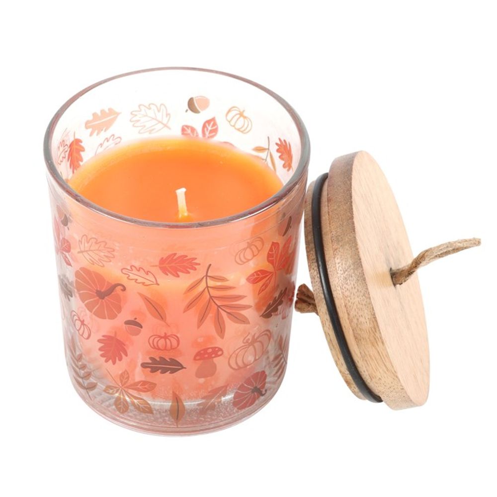 Autumn Leaves - Cinnamon & Orange Scented Candle