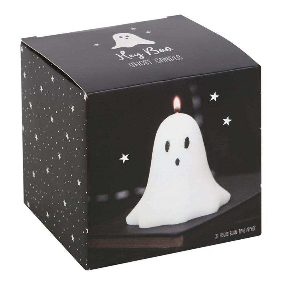 10cm Unscented Halloween Ghost Candle