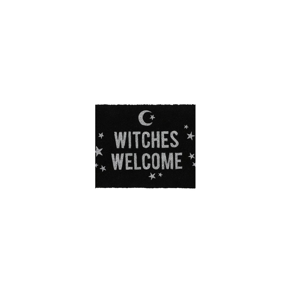 Witches Welcome Black Doormat - UK Only