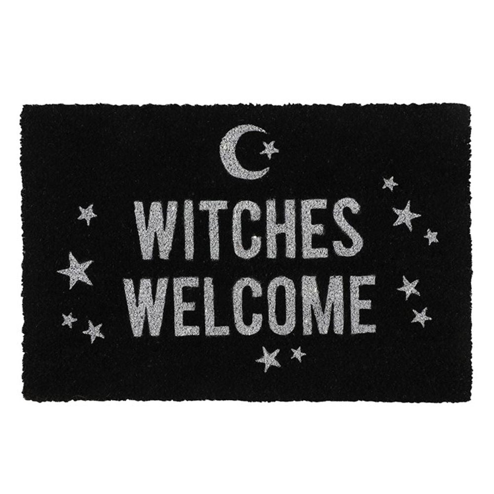 Witches Welcome Black Doormat - UK Only